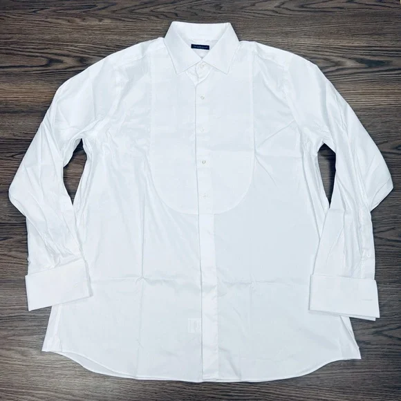Proper Cloth | Shirts | New Proper Cloth White Marcella Bib Formal Shirt 75  3536 | Poshmark